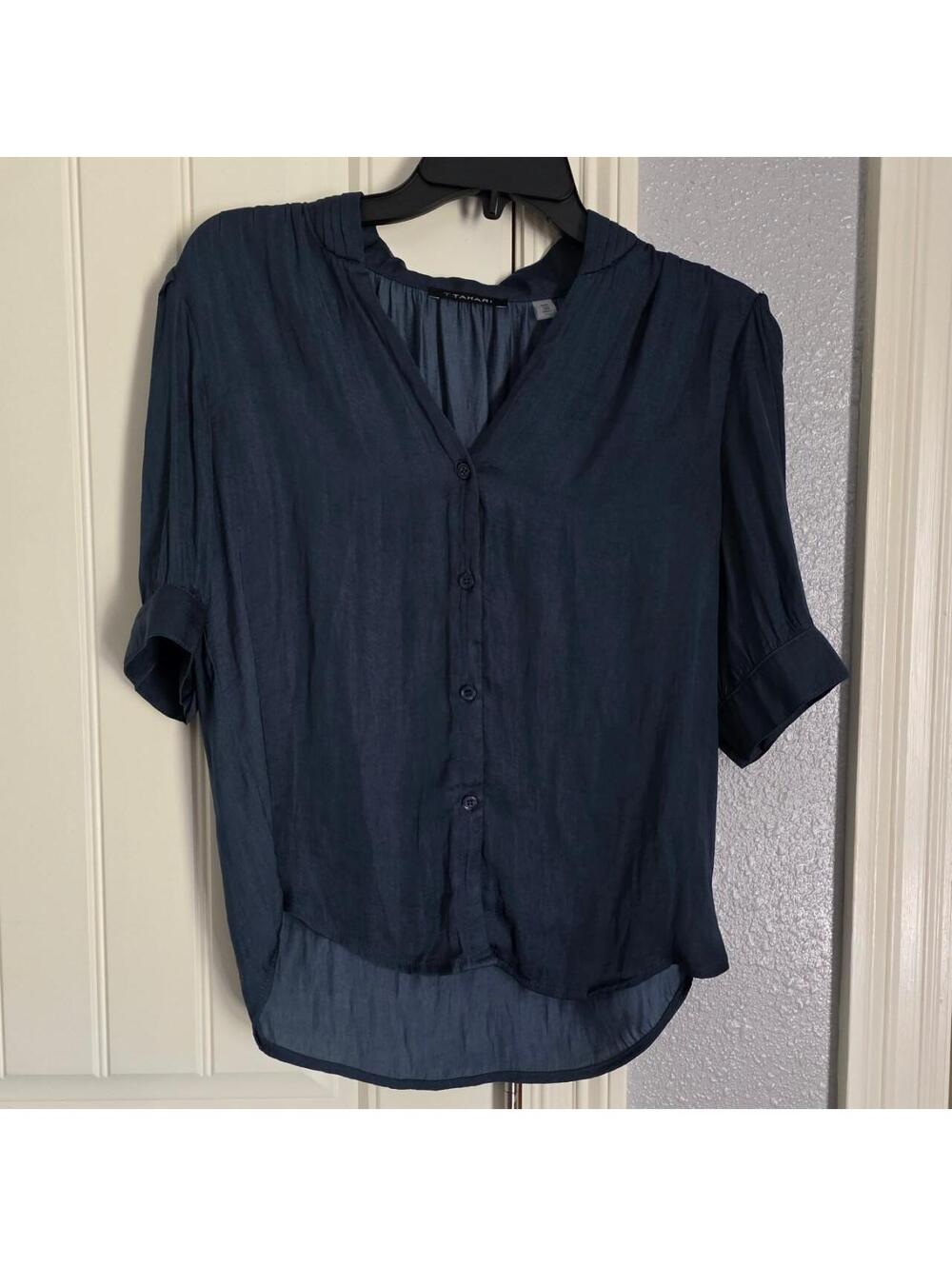 Women's Blue and Navy Blous